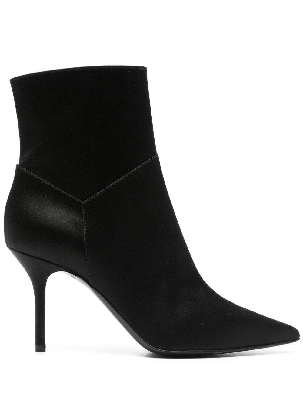 Alberta Ferretti 85mm satin boots - Black von Alberta Ferretti