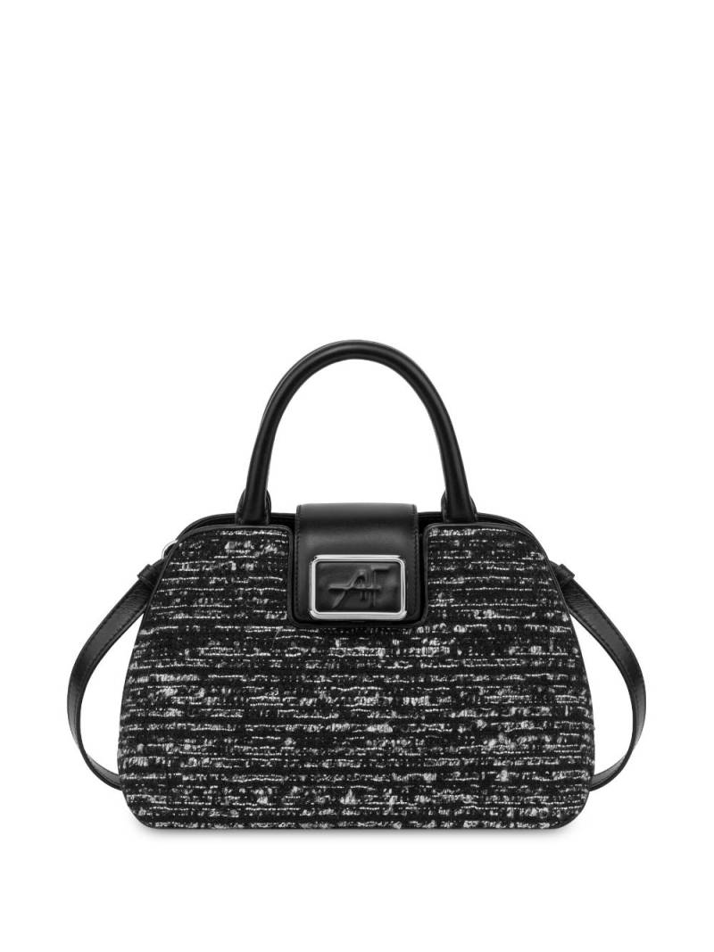 Alberta Ferretti Albi33 tweed tote bag - Black von Alberta Ferretti