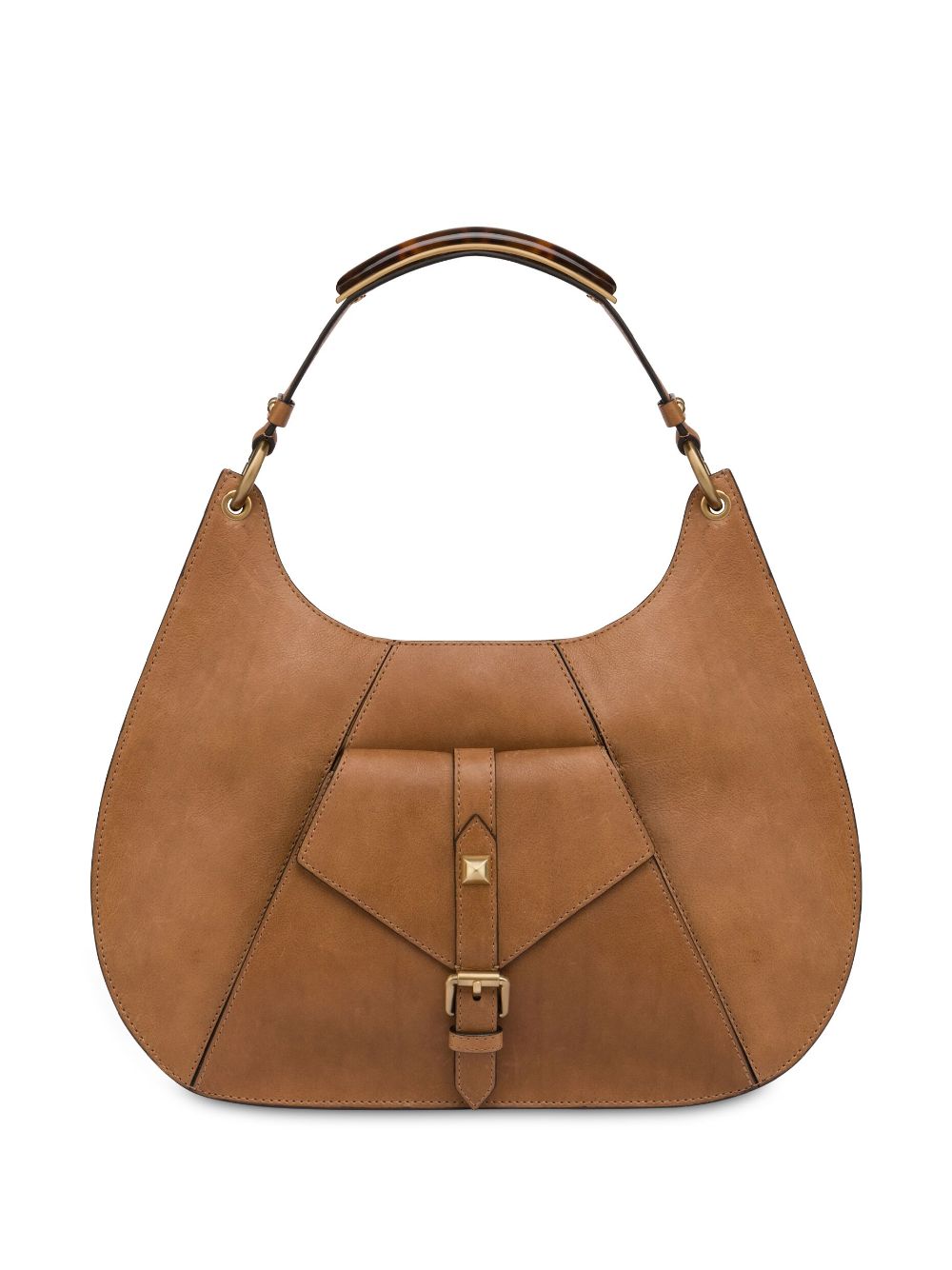 Alberta Ferretti Handle Gem nappa leather tote bag - Brown von Alberta Ferretti