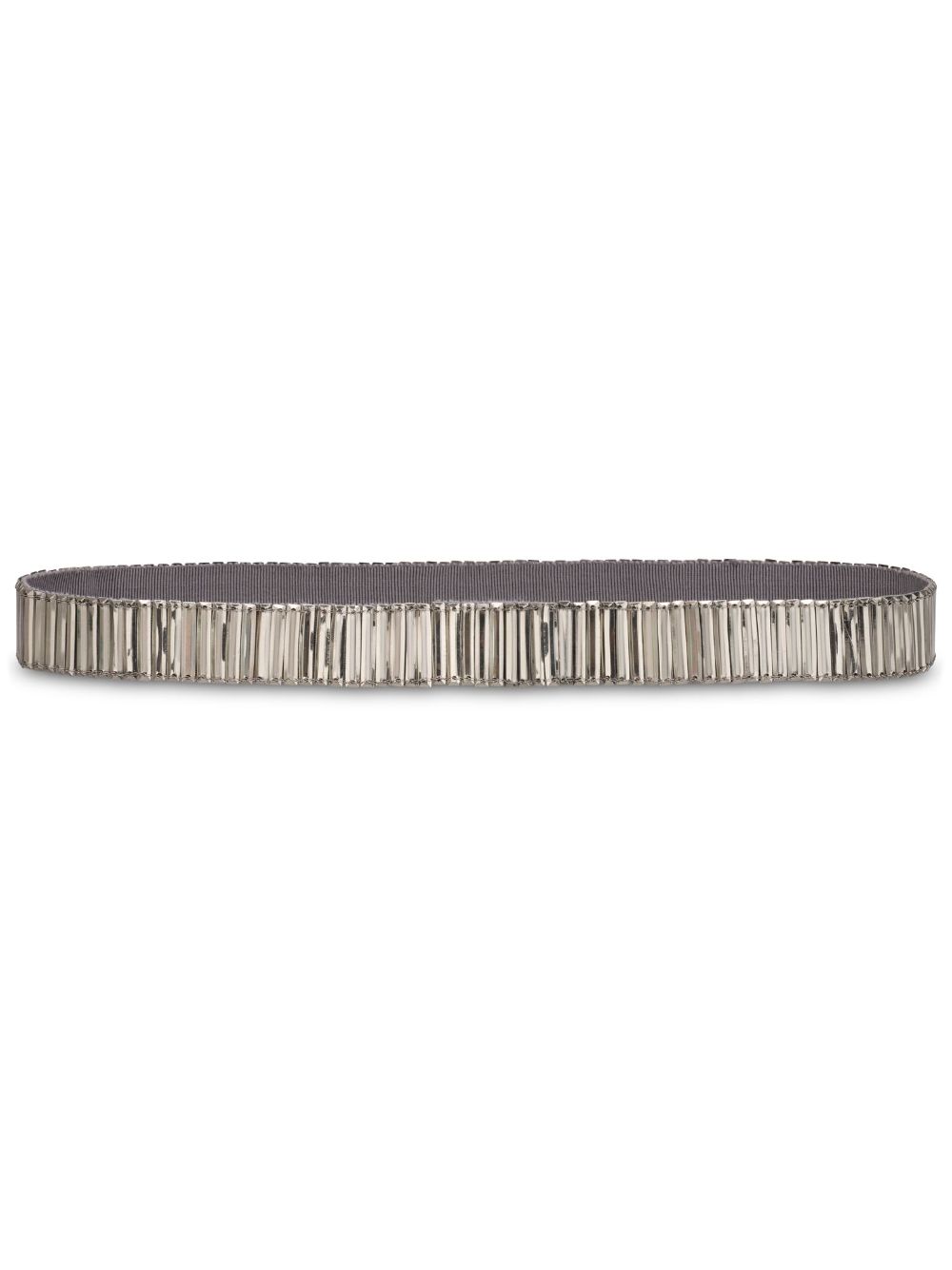 Alberta Ferretti bead-embellished belt - Grey von Alberta Ferretti