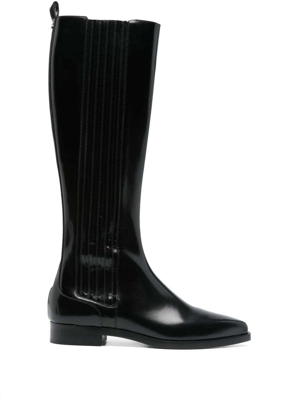 Alberta Ferretti brushed leather boots - Black von Alberta Ferretti