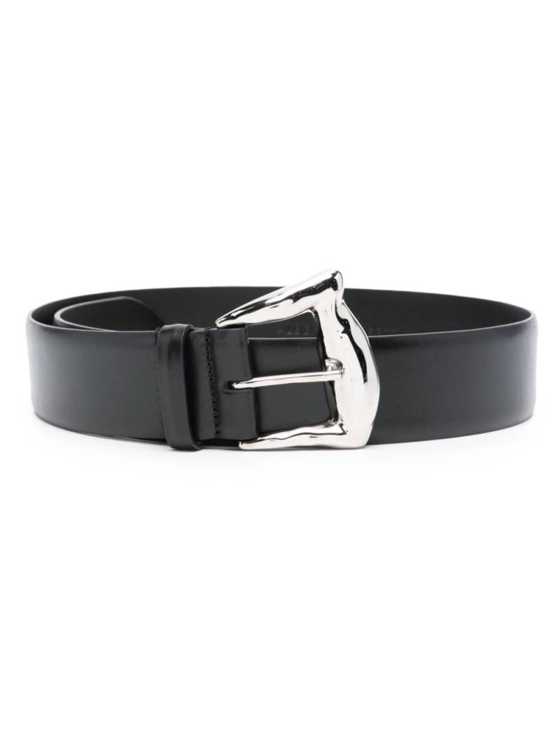 Alberta Ferretti buckled leather belt - Black von Alberta Ferretti