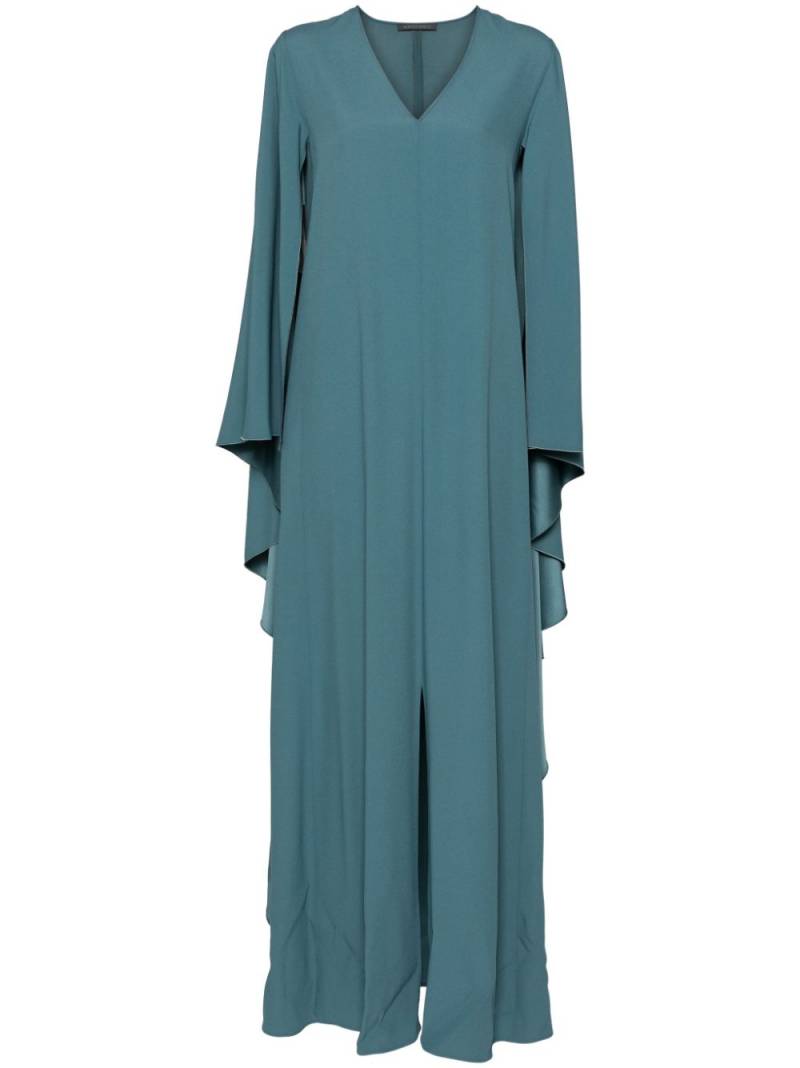 Alberta Ferretti crepe kaftan - Blue von Alberta Ferretti