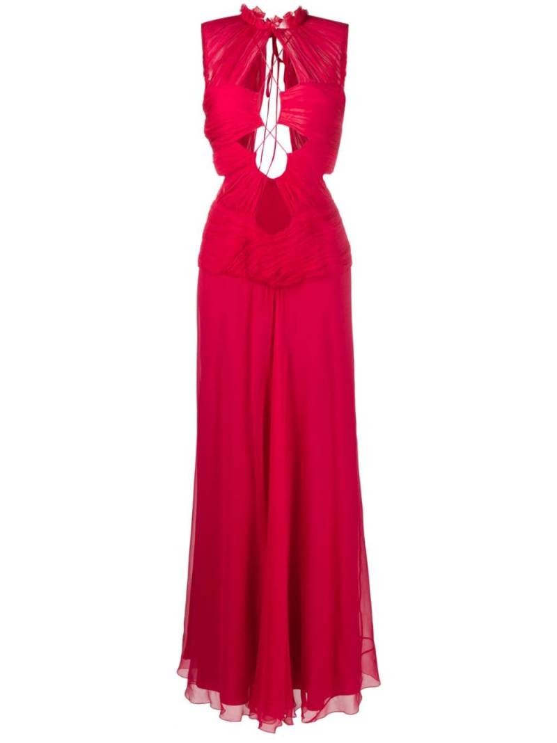 Alberta Ferretti cut-out maxi dress - Pink von Alberta Ferretti