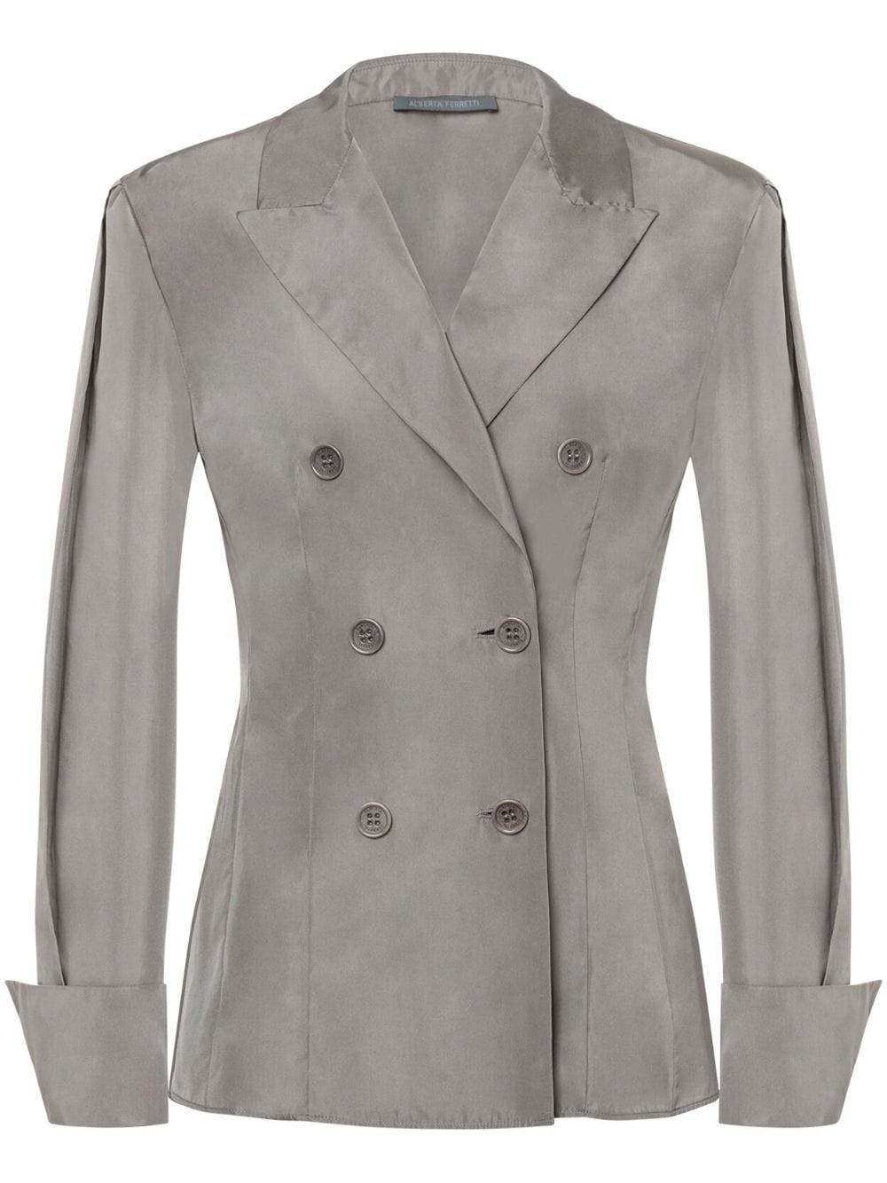 Alberta Ferretti double-breasted blazer - Grey von Alberta Ferretti