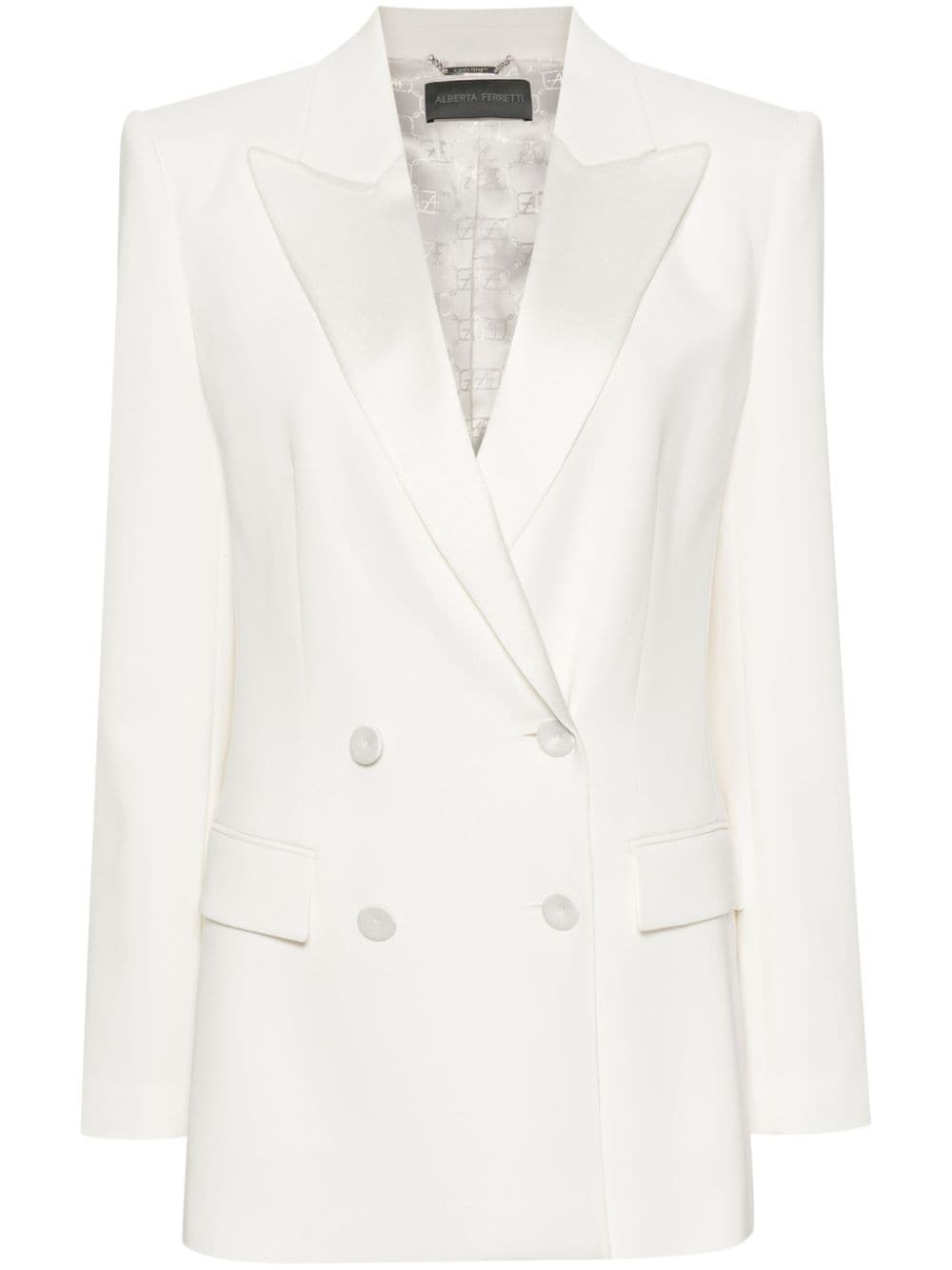 Alberta Ferretti double-breasted blazer - Neutrals von Alberta Ferretti