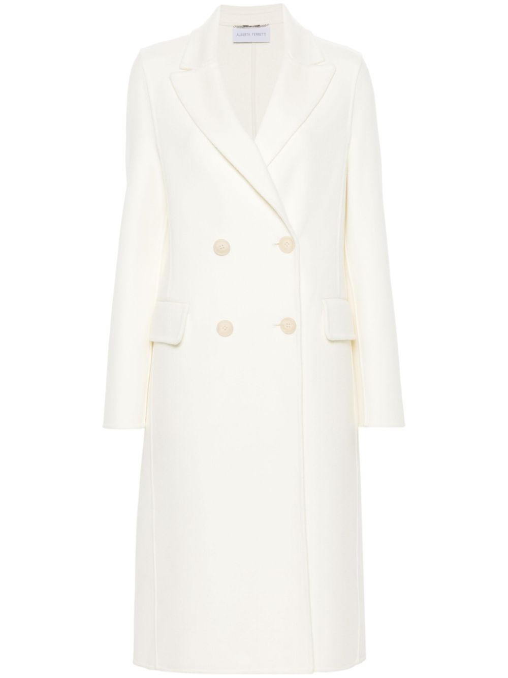 Alberta Ferretti double-breasted coat - White von Alberta Ferretti