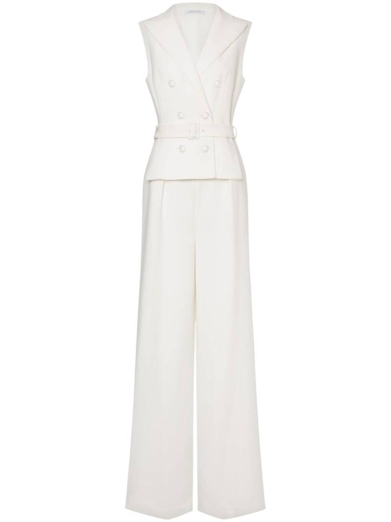 Alberta Ferretti double-breasted wide-leg jumpsuit - White von Alberta Ferretti