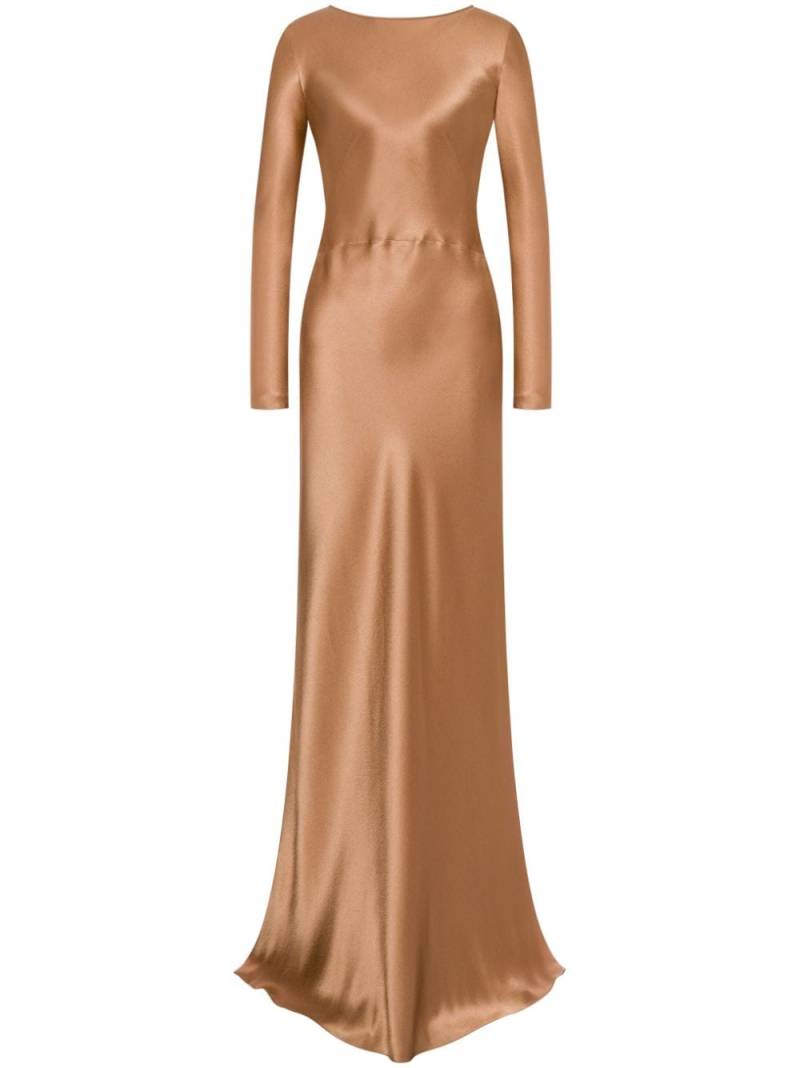 Alberta Ferretti draped dress - Neutrals von Alberta Ferretti