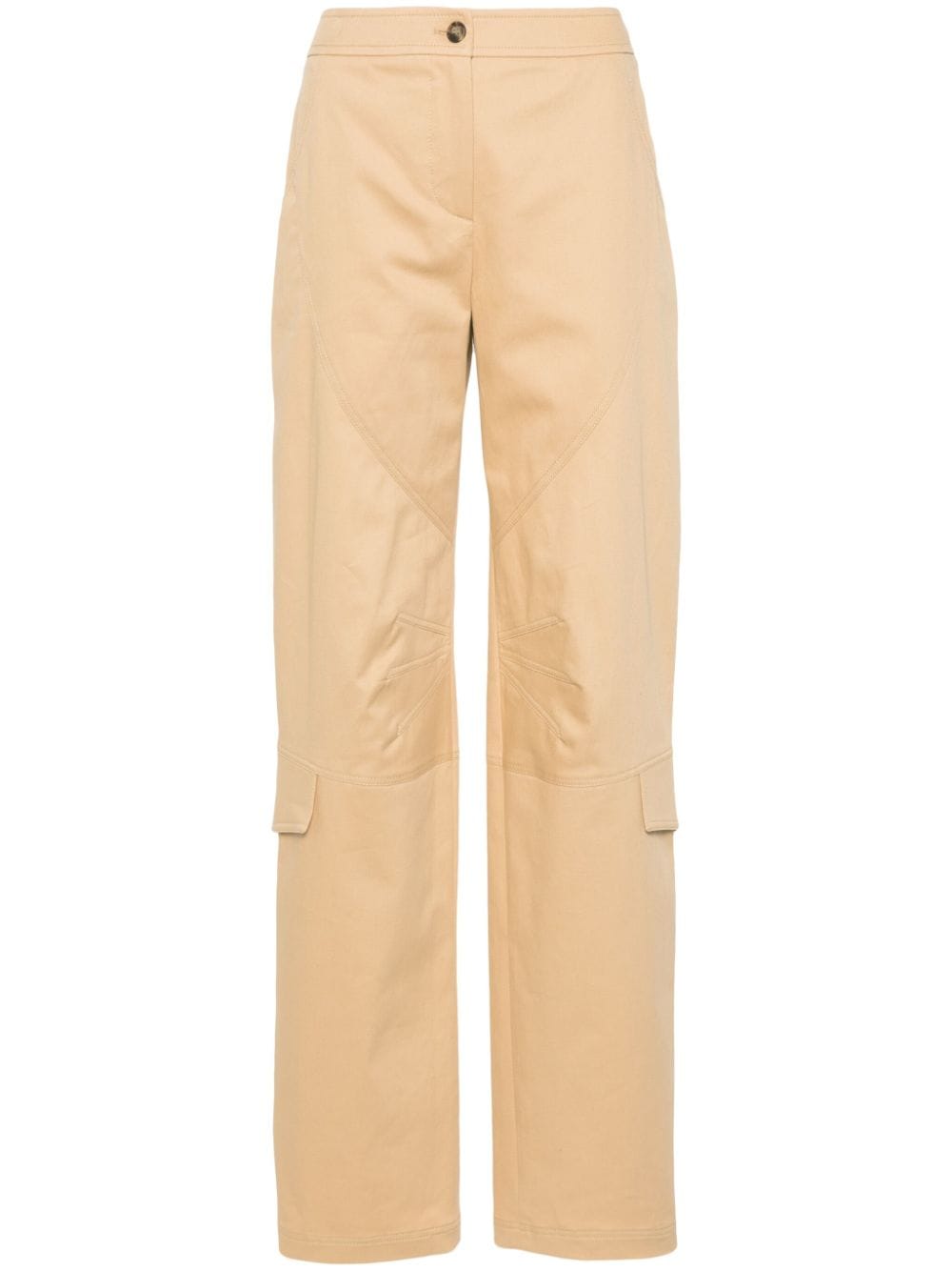 Alberta Ferretti high-waist straight-leg trousers - Neutrals von Alberta Ferretti