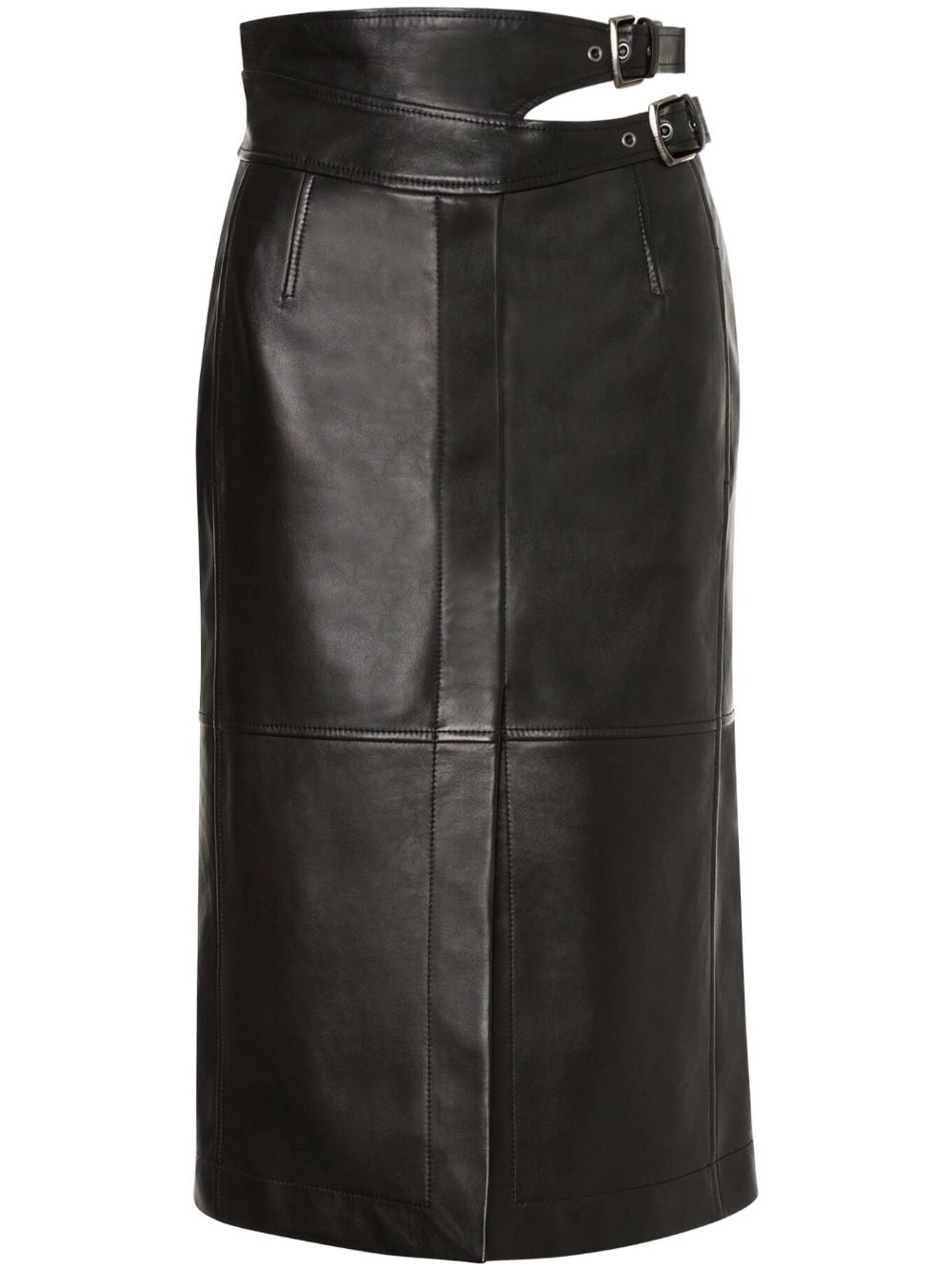 Alberta Ferretti leather pencil skirt - Black von Alberta Ferretti