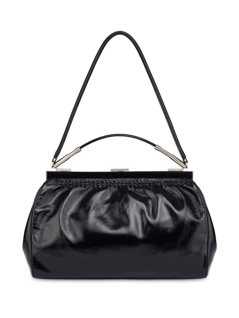 Alberta Ferretti leather tote bag - Black von Alberta Ferretti