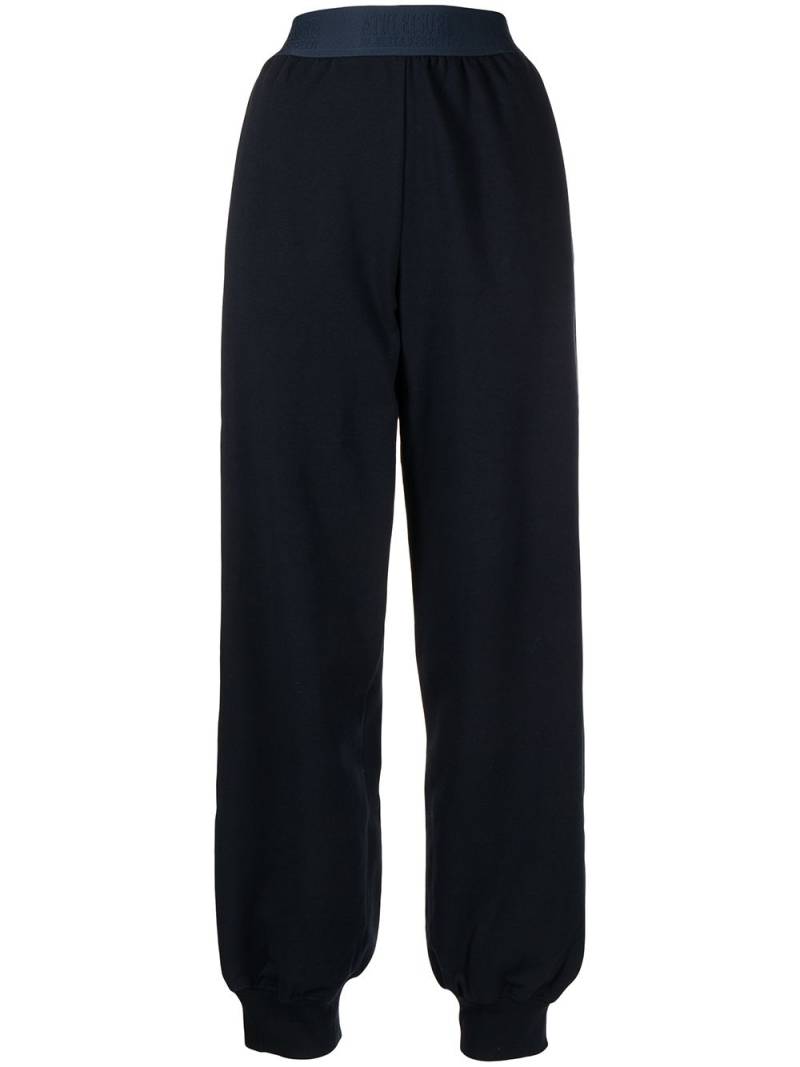 Alberta Ferretti logo waistband track pants - Blue von Alberta Ferretti