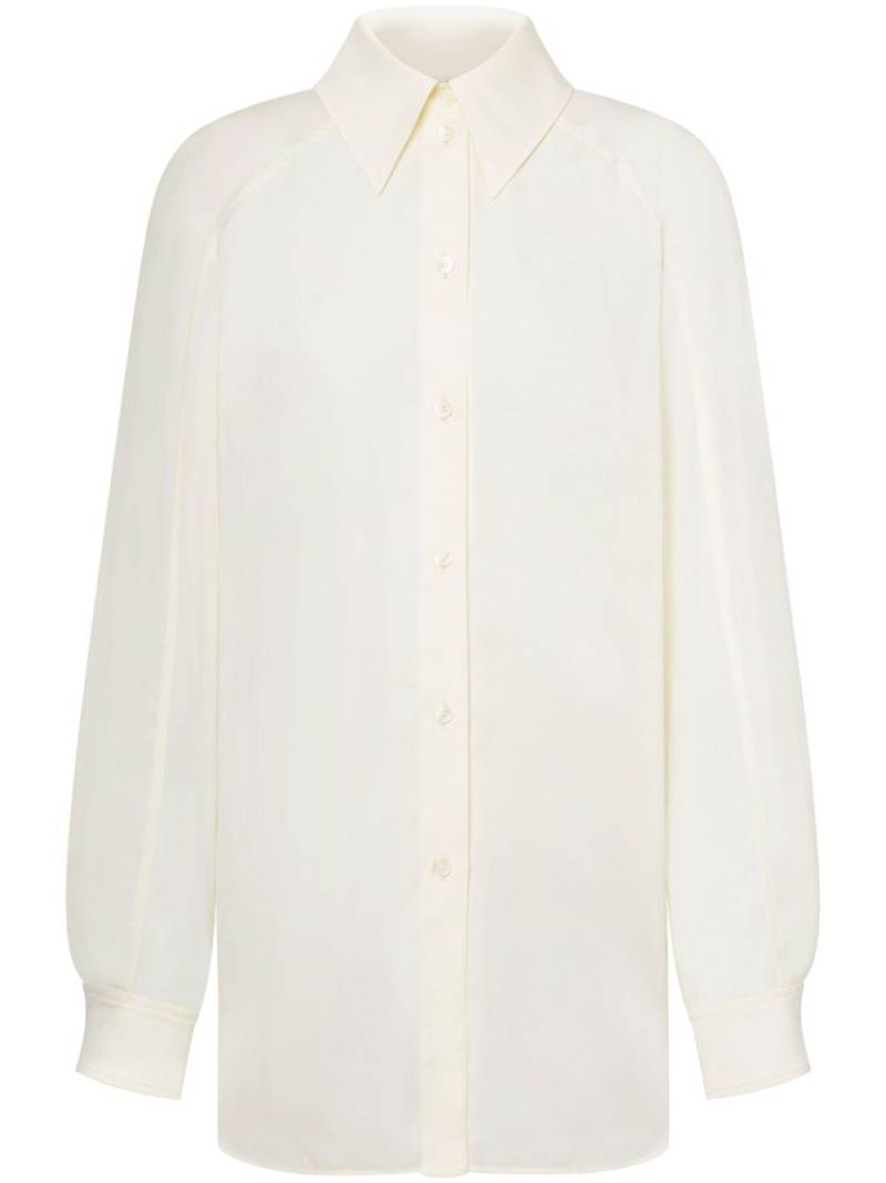 Alberta Ferretti long-sleeve shirt - White von Alberta Ferretti