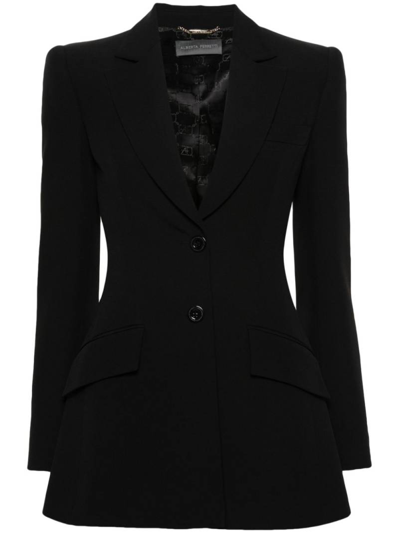 Alberta Ferretti notched-lapels blazer - Black von Alberta Ferretti