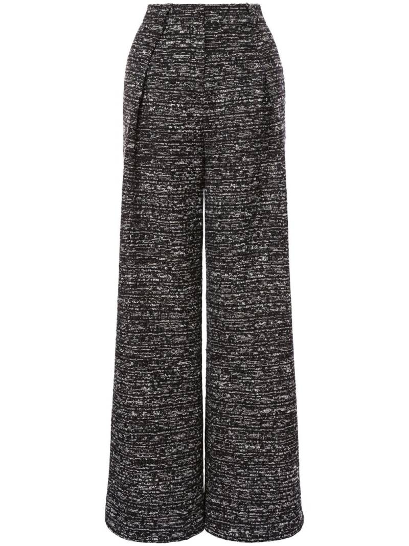 Alberta Ferretti pleat-detailing palazzo pants - Black von Alberta Ferretti