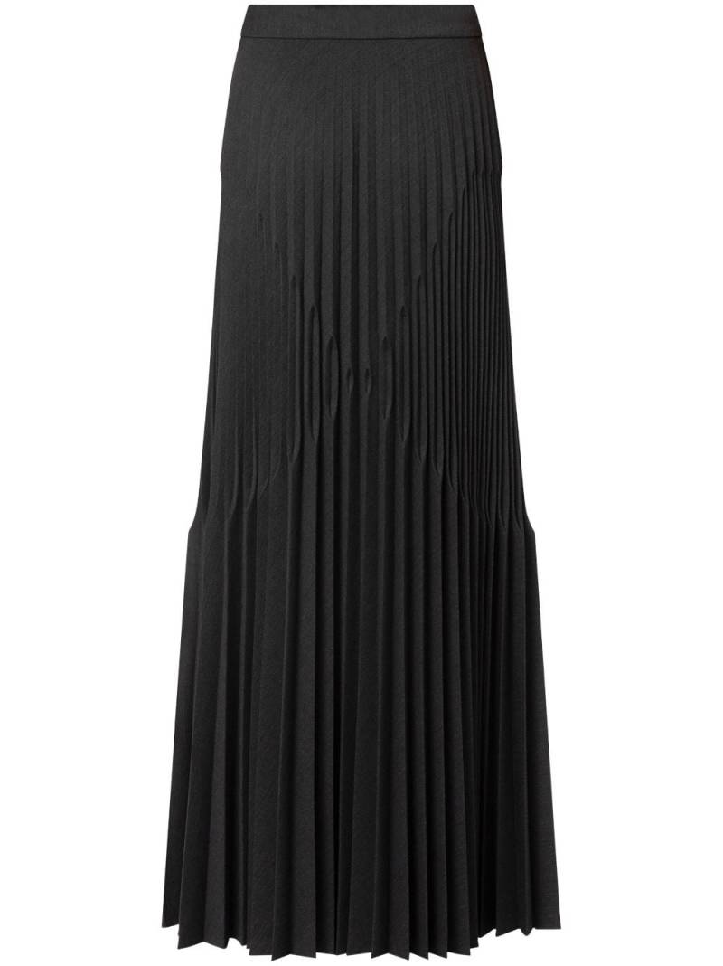 Alberta Ferretti pleated maxi skirt - Grey von Alberta Ferretti