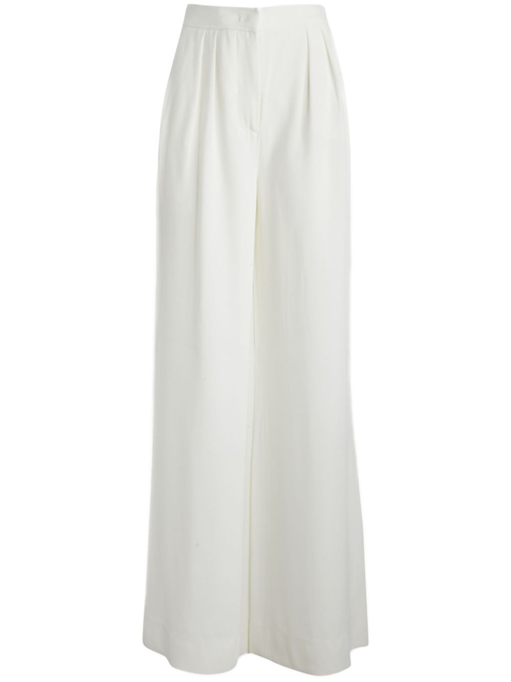 Alberta Ferretti pleated trousers - White von Alberta Ferretti