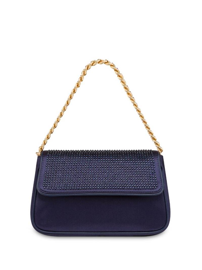 Alberta Ferretti rhinestone-embellished shoulder bag - Blue von Alberta Ferretti