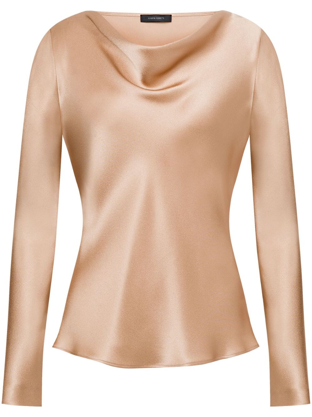 Alberta Ferretti satin-finish blouse - Neutrals von Alberta Ferretti