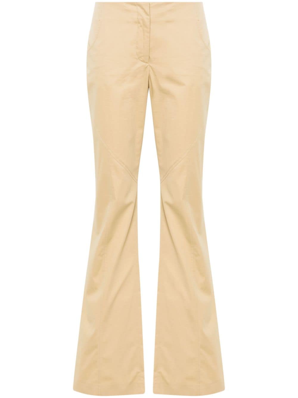 Alberta Ferretti seam-detail wide-leg trousers - Neutrals von Alberta Ferretti