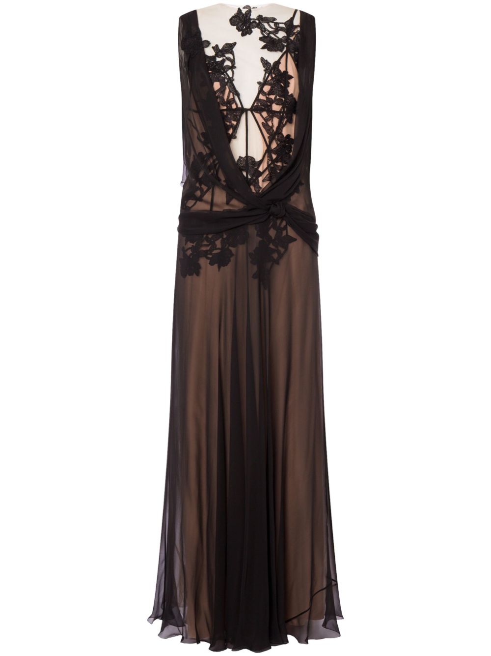 Alberta Ferretti silk dress - Black von Alberta Ferretti