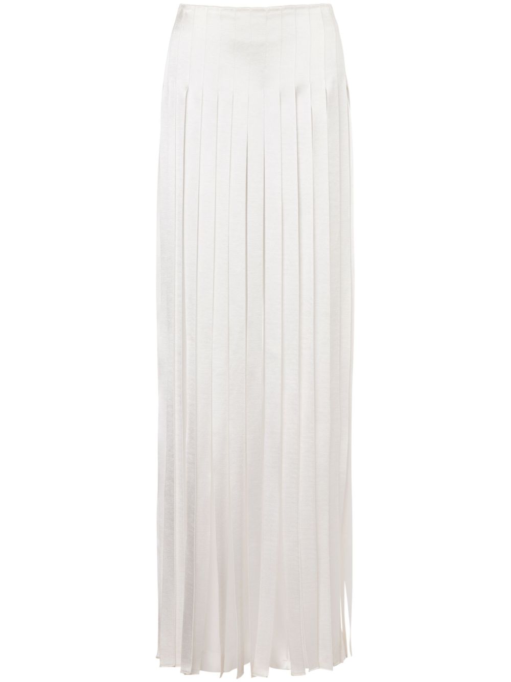 Alberta Ferretti straight-leg pleated trousers - White von Alberta Ferretti