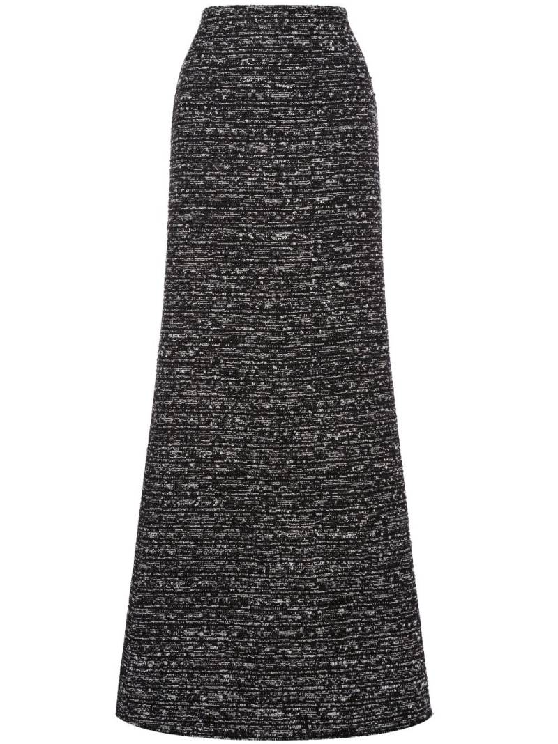 Alberta Ferretti tweed high-waist skirt - Black von Alberta Ferretti