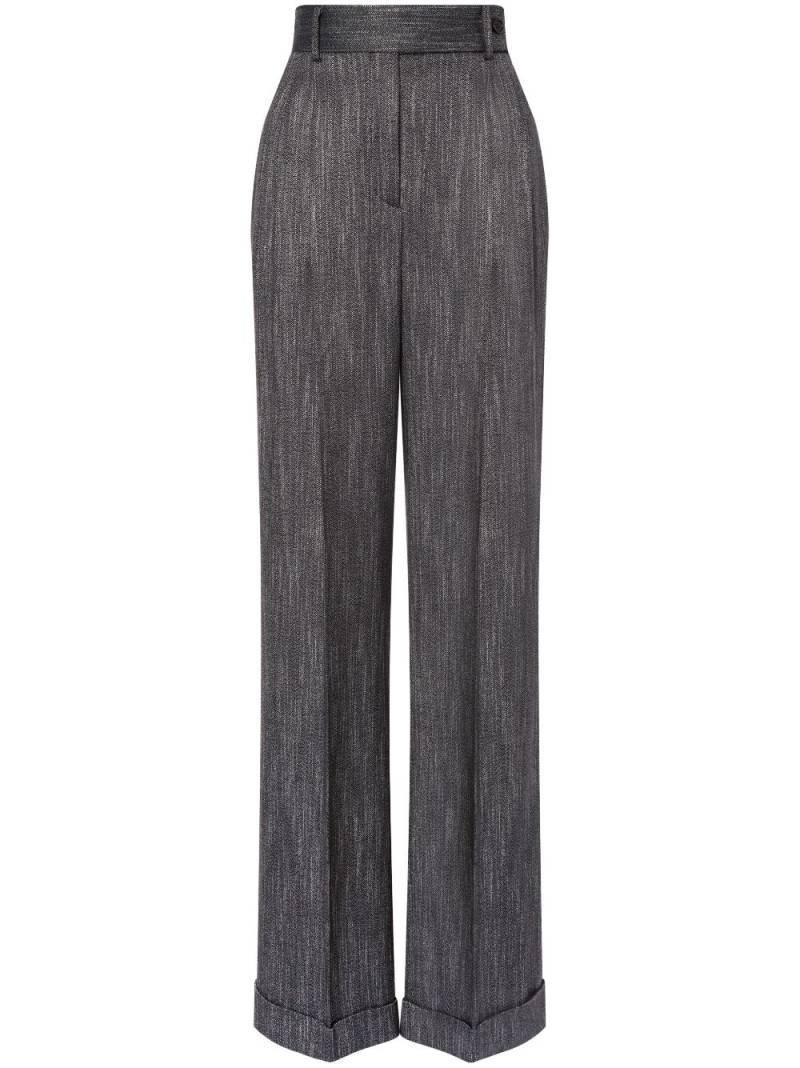 Alberta Ferretti wide-leg tailored trousers - Grey von Alberta Ferretti