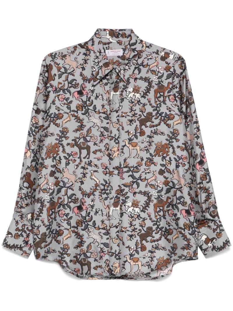 Alberto Biani animal-print shirt - Grey von Alberto Biani