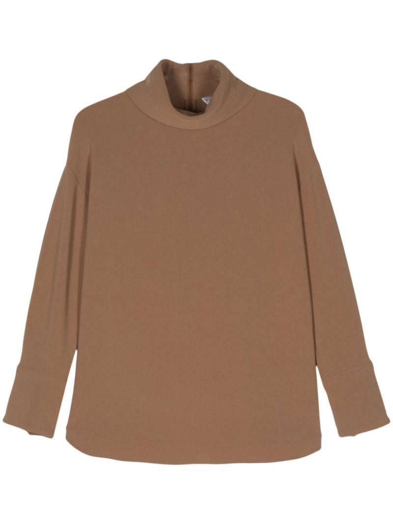 Alberto Biani cowl-neck blouse - Brown von Alberto Biani