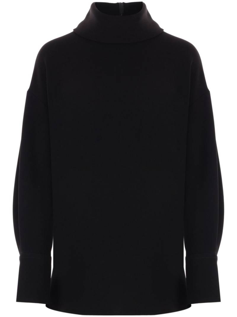 Alberto Biani crepe blouse - Black von Alberto Biani