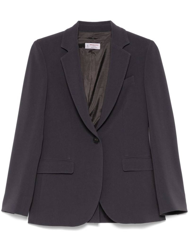 Alberto Biani crepe-texture blazer - Grey von Alberto Biani