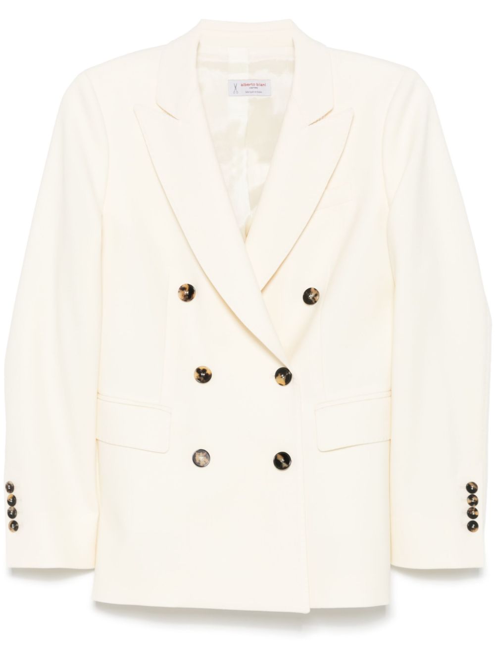 Alberto Biani double-breasted blazer - White von Alberto Biani