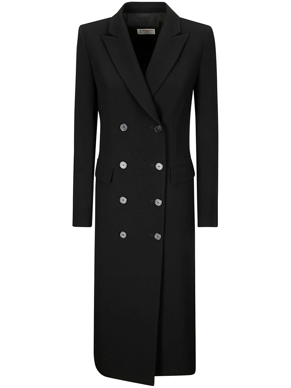 Alberto Biani double-breasted coat - Black von Alberto Biani