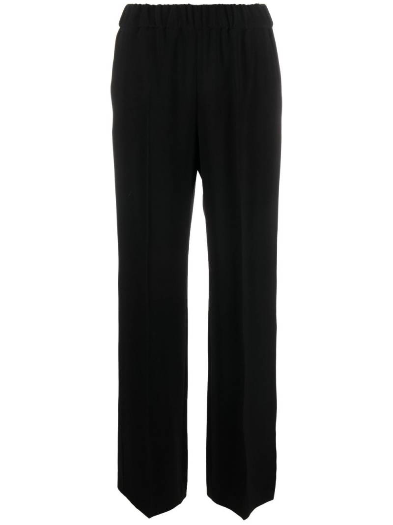 Alberto Biani elasticated waist straight-leg trousers - Black von Alberto Biani