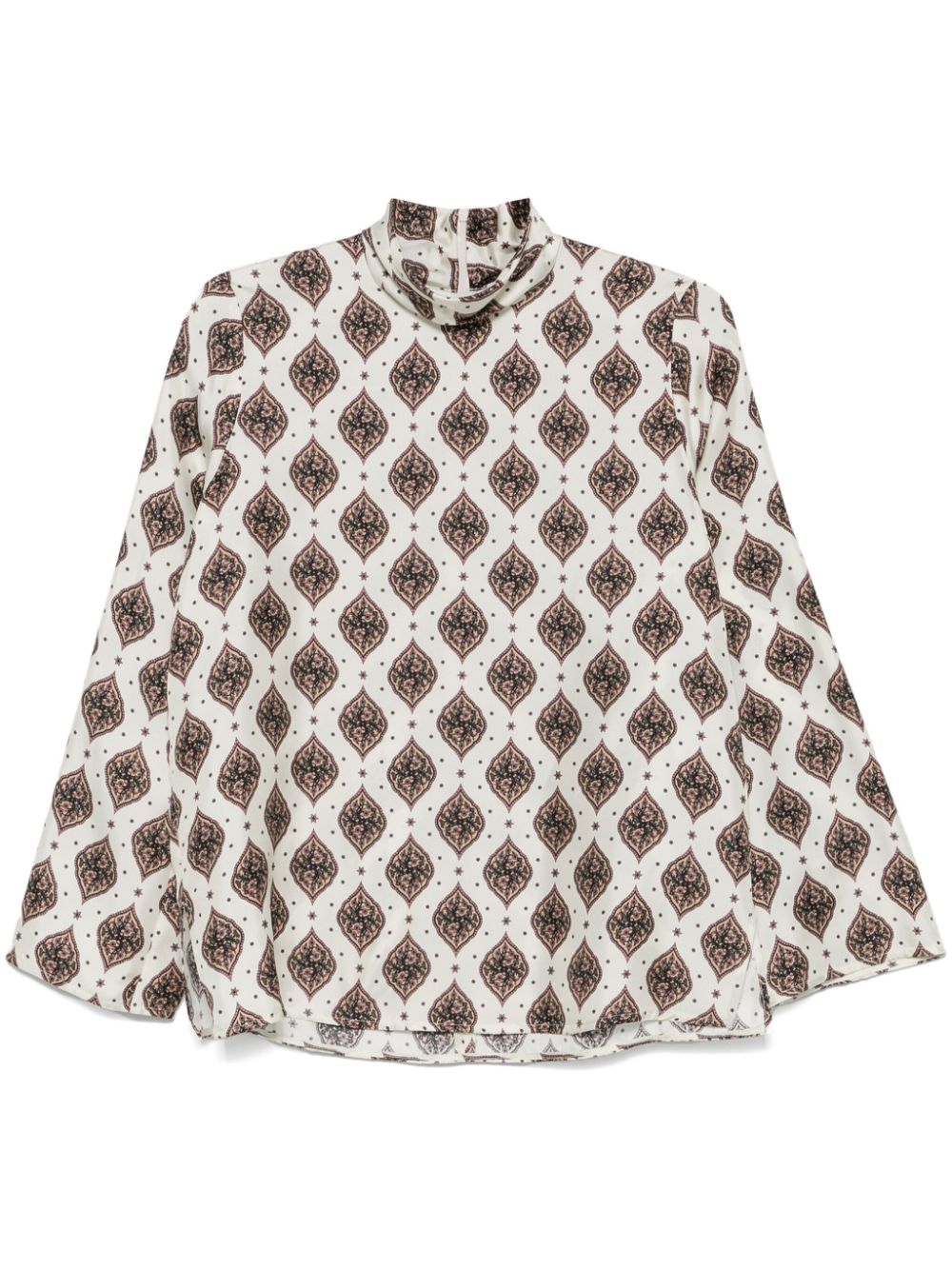 Alberto Biani floral-print blouse - White von Alberto Biani