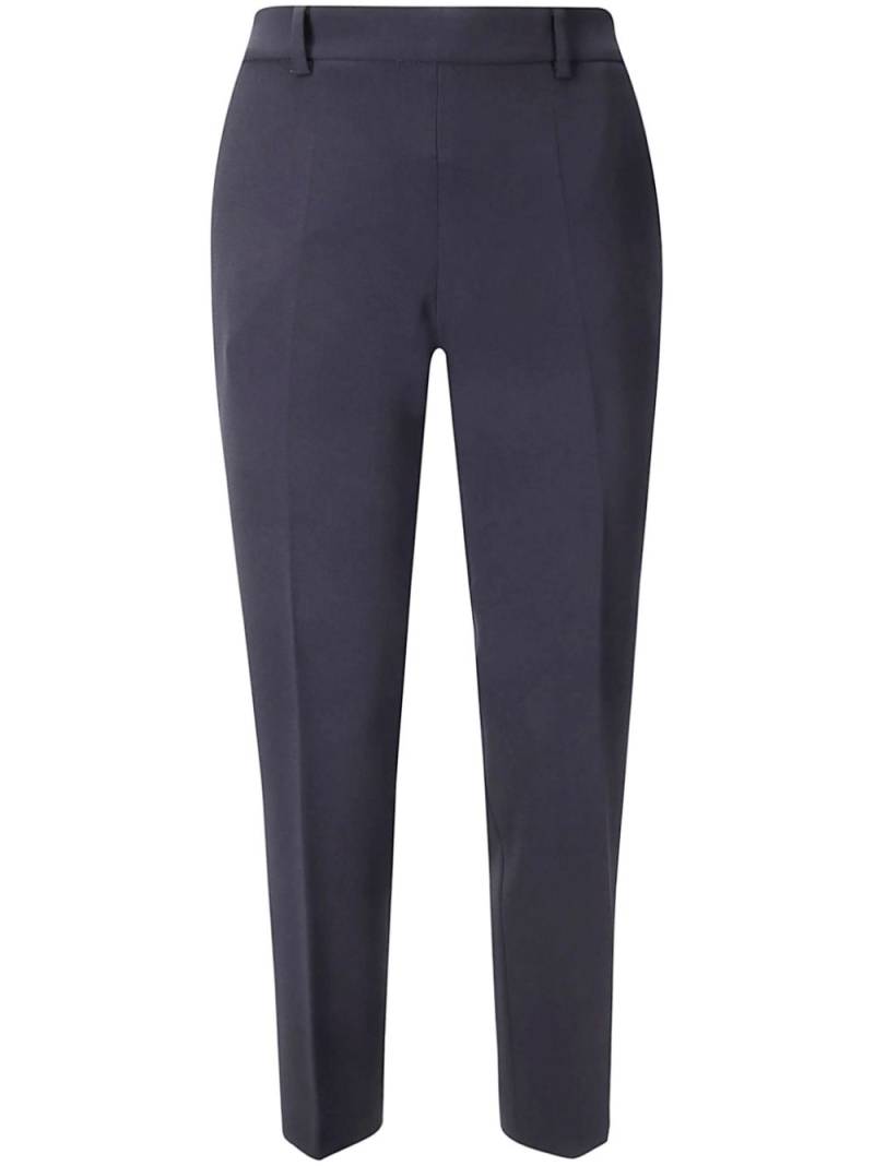 Alberto Biani half-elastic tapered trousers - Blue von Alberto Biani