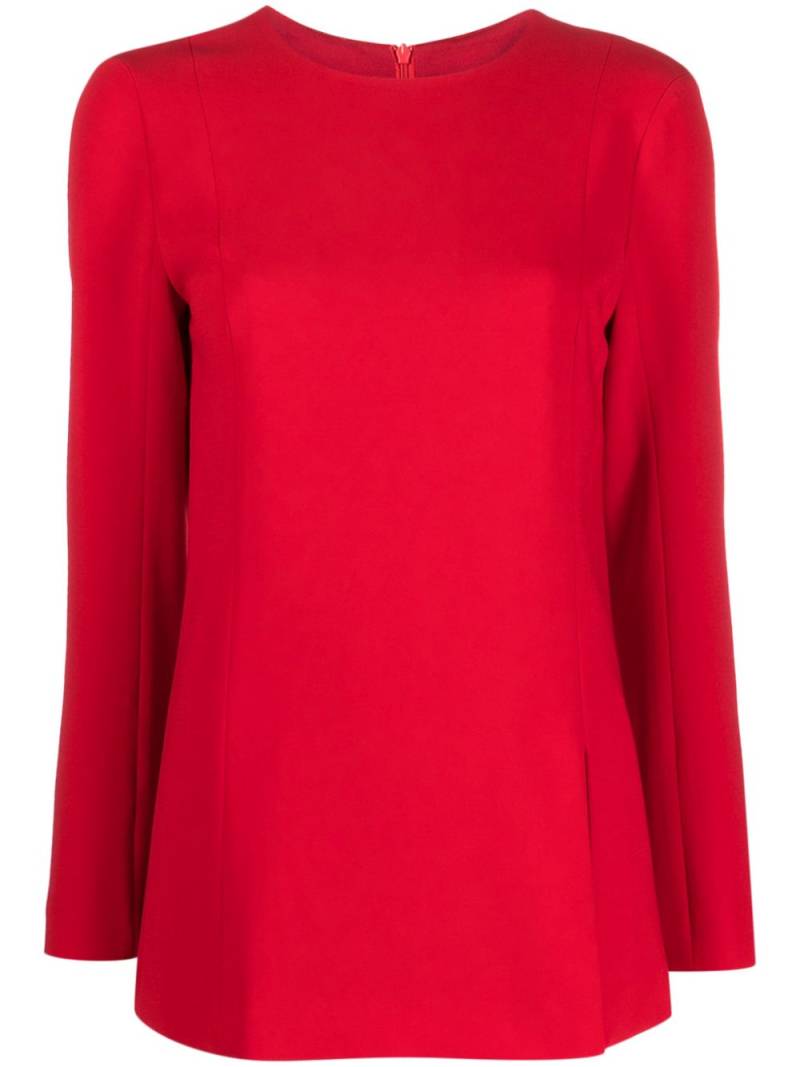 Alberto Biani long-sleeve blouse - Red von Alberto Biani