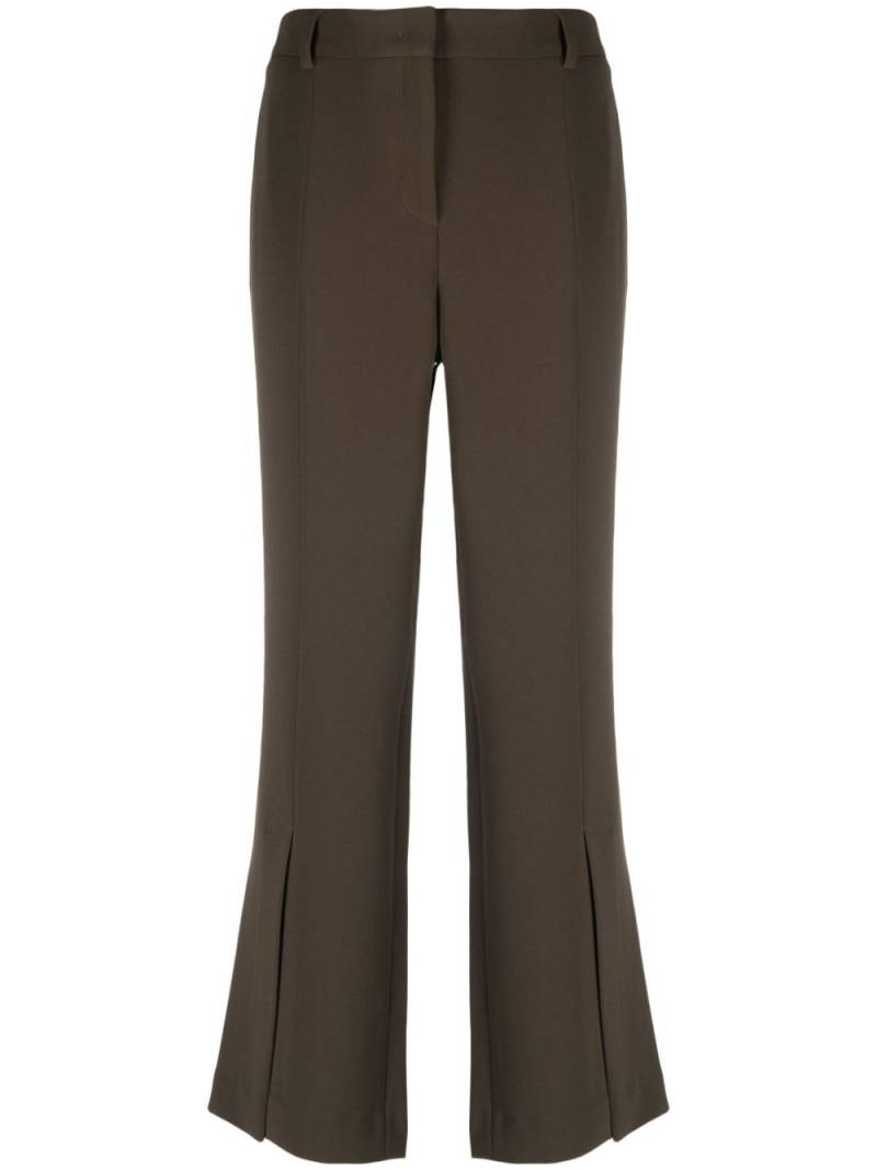 Alberto Biani mid-waist flared trousers - Green von Alberto Biani