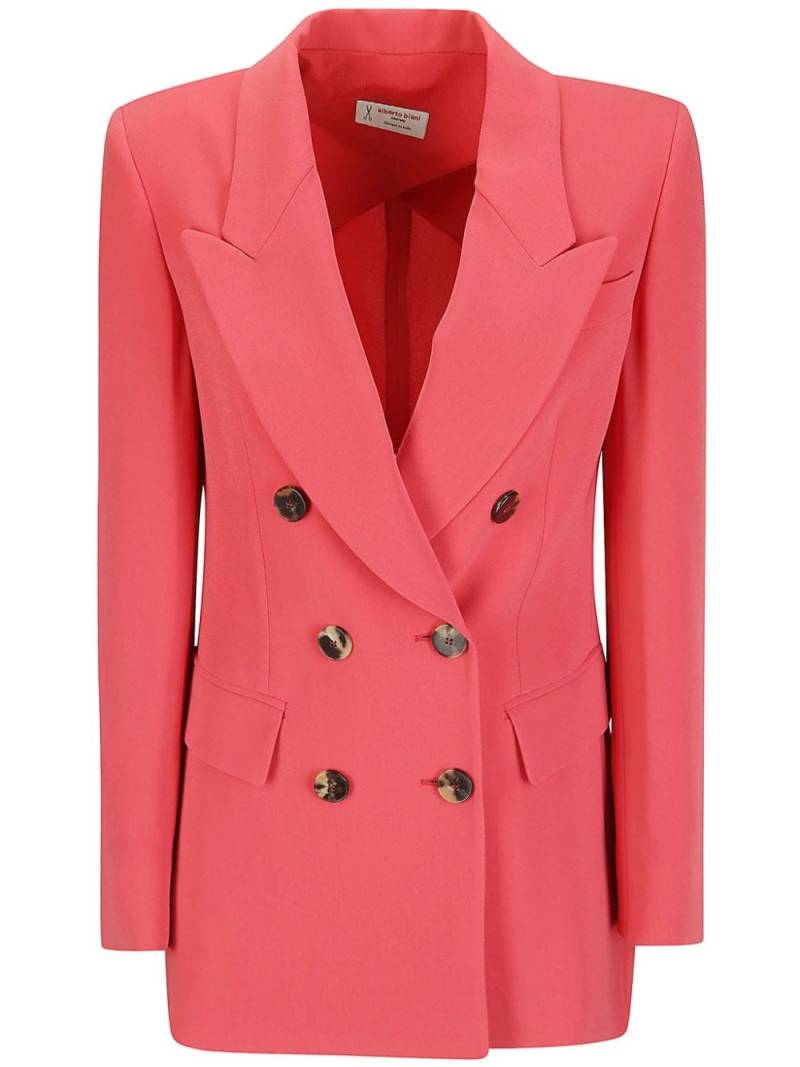 Alberto Biani peak-lapels double-breasted blazer - Pink von Alberto Biani