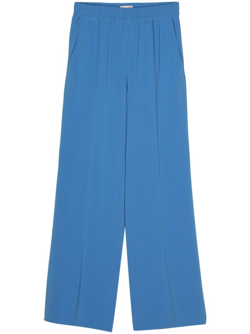 Alberto Biani pressed-crease wide-leg trousers - Blue von Alberto Biani