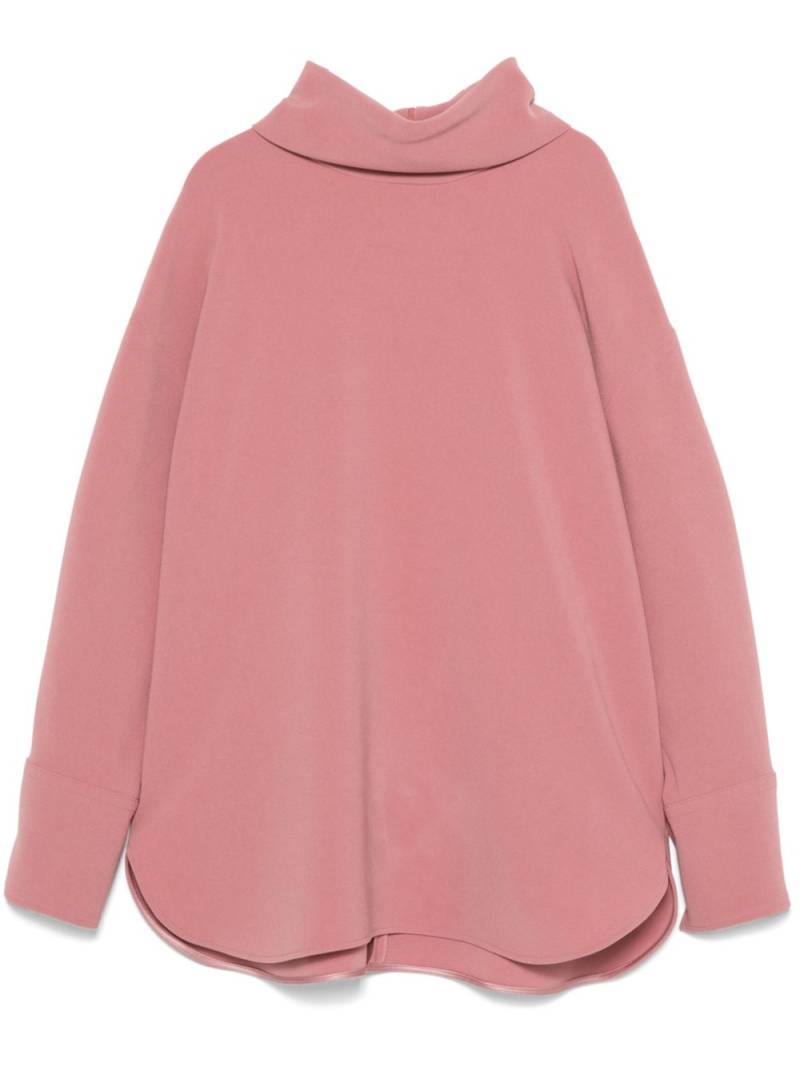 Alberto Biani roll-neck blouse - Pink von Alberto Biani