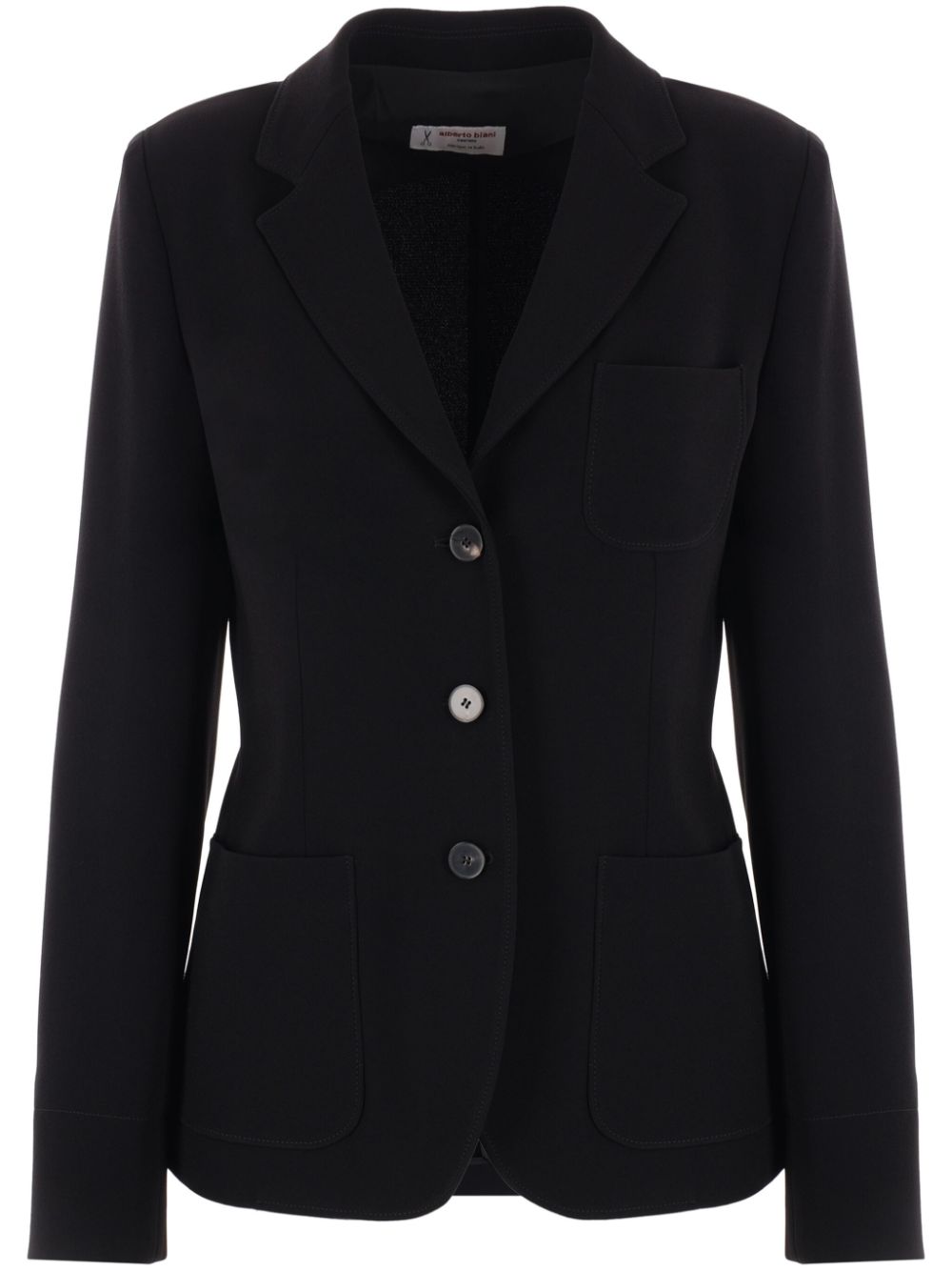 Alberto Biani single-breasted blazer - Black von Alberto Biani