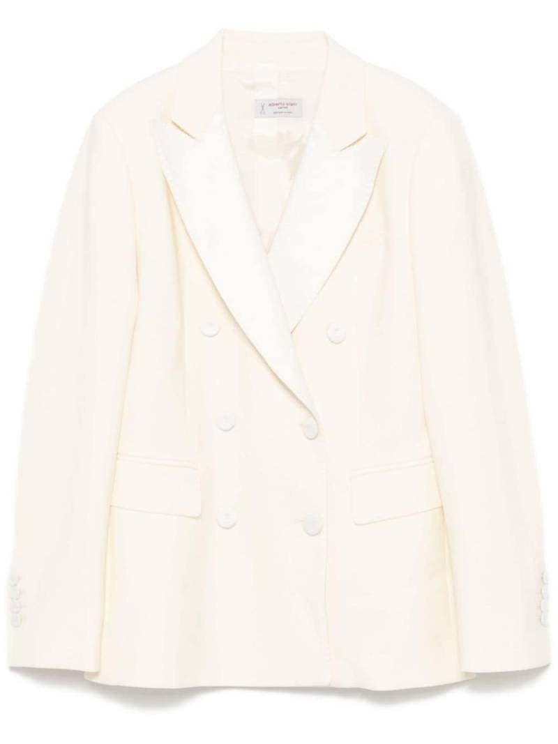 Alberto Biani textured blazer - White von Alberto Biani