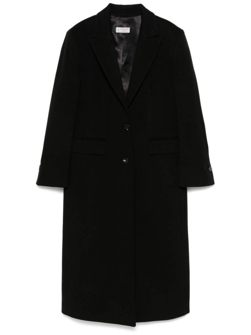 Alberto Biani virgin wool coat - Black von Alberto Biani