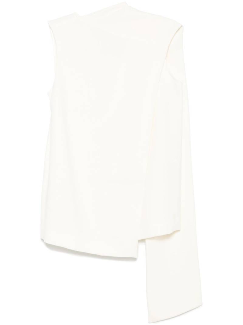 Alberto Biani wraparound blouse - White von Alberto Biani