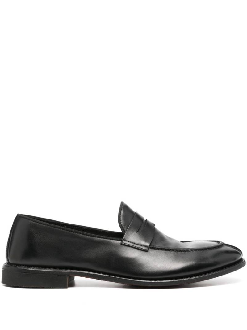 Alberto Fasciani Homer leather loafers - Black von Alberto Fasciani