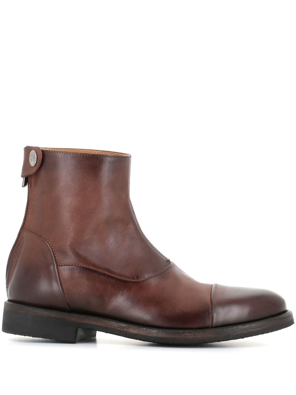 Alberto Fasciani leather boots - Brown von Alberto Fasciani