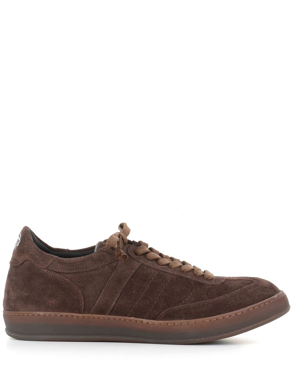 Alberto Fasciani suede low-top sneakers - Brown von Alberto Fasciani